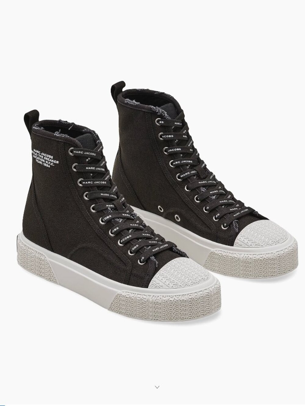 NEW Marc Jacobs The High Top Sneakers Size 37 US 7 - Picture 7 of 7